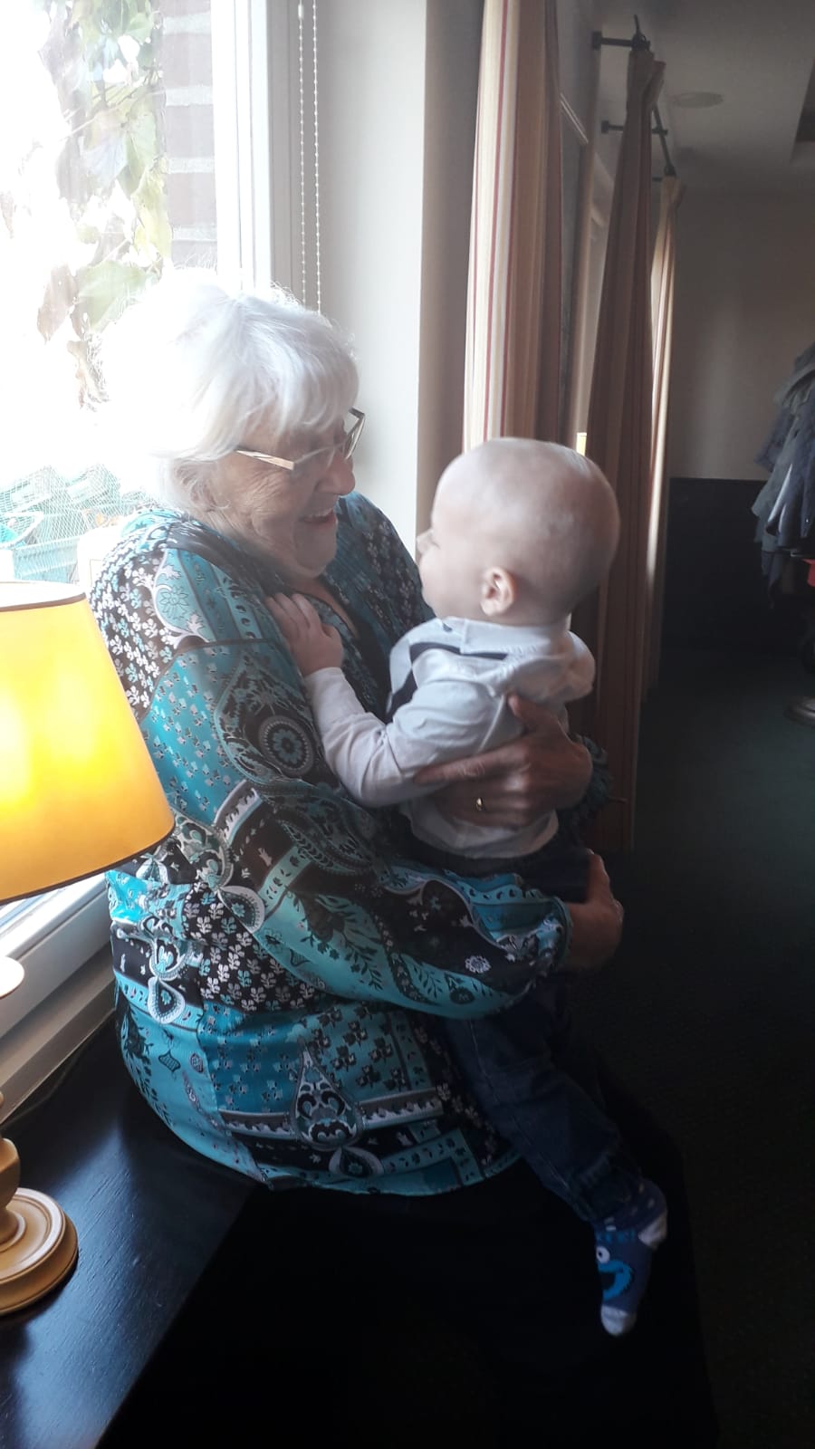 Oma mit Justus